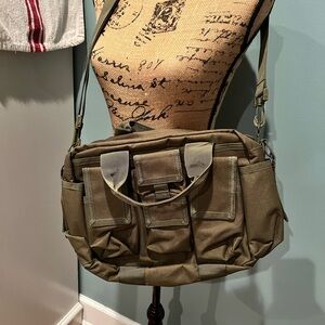 Tactical military green bag—NEVER USED